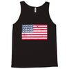 t-rex vintage american flag Tank Top