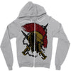 sparta warrior Zipper Hoodie