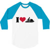 i love jet ski racing 3/4 Sleeve Shirt