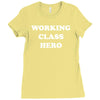 working class hero Ladies Fitted T-Shirt