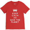 save the planet (2) V-Neck Tee