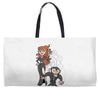 like mother like son Weekender Totes