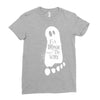 eat drink and be scary Ladies Fitted T-Shirt