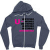 U=U Undetectable = Untransmittable Zipper Hoodie