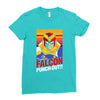 falcon punch out Ladies Fitted T-Shirt