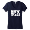 muay thai mma gym sport gym train Women's V-Neck T-Shirt