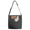 drunk dialer Adjustable Strap Totes