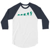 evolution of turtles 3/4 Sleeve Shirt