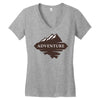 coklat adventure Women's V-Neck T-Shirt