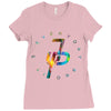 jake paul colorful Ladies Fitted T-Shirt