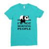 im Not Morning People Ladies Fitted T-Shirt