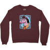 unicorn nerd graphic Crewneck Sweatshirt