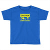 caution zombies crossing t shirt x large funny walking brains awesome Toddler T-shirt