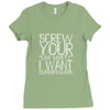 screw your lab safety i want superpowers Ladies Fitted T-Shirt