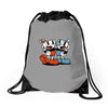 Cuphead and Mugman Drawstring Bags