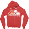 Heal Cancer Zipper Hoodie