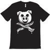 pig bacon cross bones pirate T-Shirt