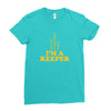 i'm a keeper Ladies Fitted T-Shirt