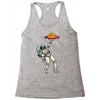 astronaut basketball planet Racerback Tank