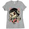 freaky biker Ladies Fitted T-Shirt