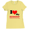 i love my bernina Ladies Fitted T-Shirt