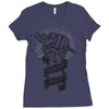 never stop fighting spirit Ladies Fitted T-Shirt