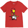 iron man V-Neck Tee