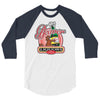funny rude  beaver liquors, ideal gift or birthday present. 3/4 Sleeve Shirt