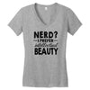 nerd.. Women's V-Neck T-Shirt