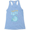 i want to ride my bike Racerback Tank