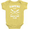 hawkins babysitting club indiana mike dustin eleven demogorgon strange Baby Bodysuit
