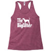 the dogfather bluetick coonhound white Racerback Tank