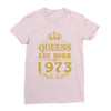queens are born in 1973 Ladies Fitted T-Shirt