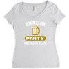 bachelor party drinking team wedding groomsmen bridal funny Women's Triblend Scoop T-shirt