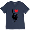 i love cock V-Neck Tee
