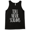 tofu never screams Tank Top