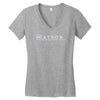watson md   detective sherlock holmes house doctor tv show logo gift t Women's V-Neck T-Shirt