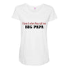 big papa Maternity Scoop Neck T-shirt