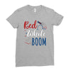 4th of July Ladies Fitted T-Shirt