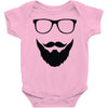 beard and glasses Baby Onesie