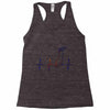 my heart beats for parrots Racerback Tank