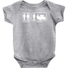 drums   problem solved   mens funny Baby Bodysuit