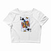 catdog playing card Crop Top