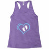 Custom baby boy name maternity design Racerback Tank