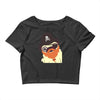 pug in a crew Crop Top
