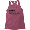 Feminist Noun Racerback Tank