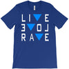 live love rave edm music house electro T-Shirt