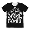 together we make a family 2 All Over Women's T-shirt