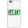 santa green glitter iPhone 6/6s Case