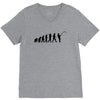 evolution of a fisherman angler mens fishing t shirt V-Neck Tee